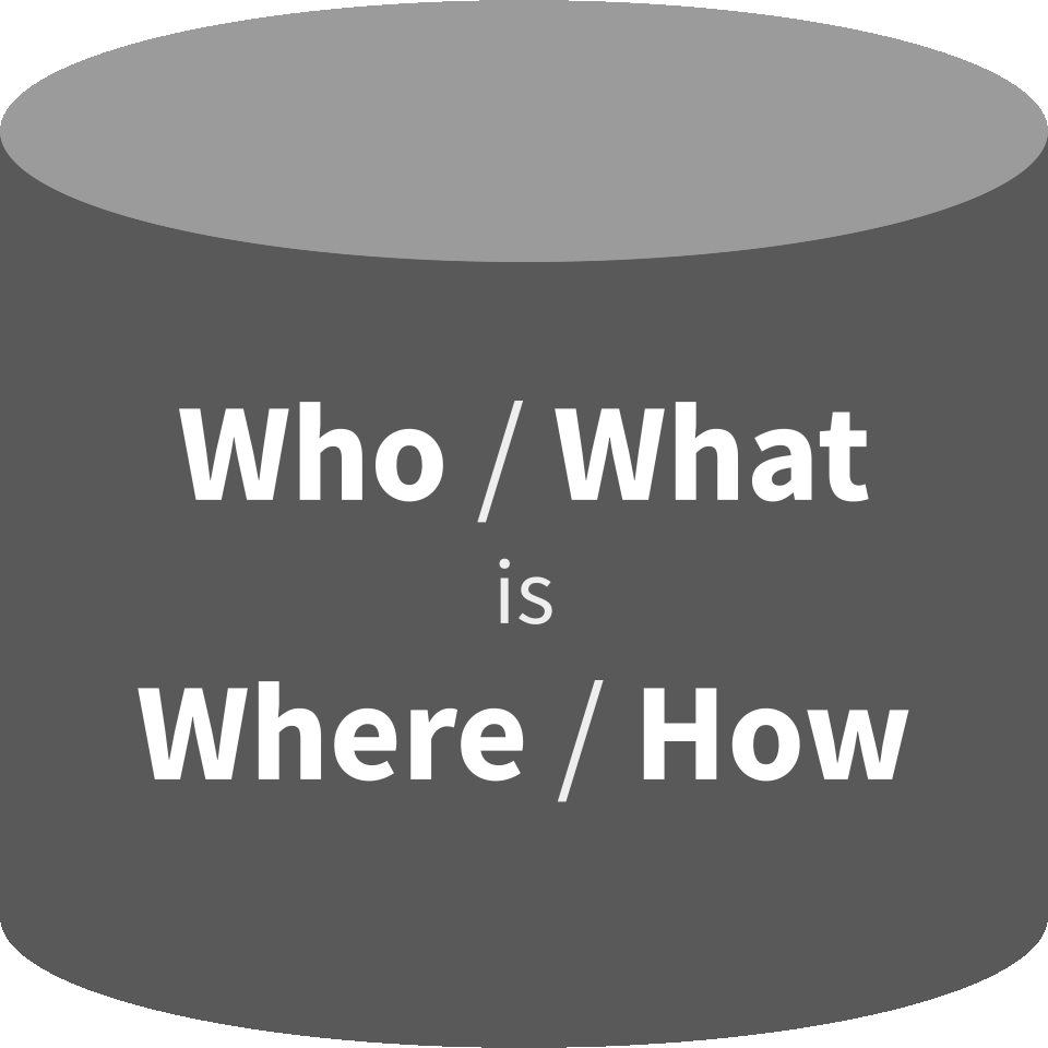 Data: who/what is where/how